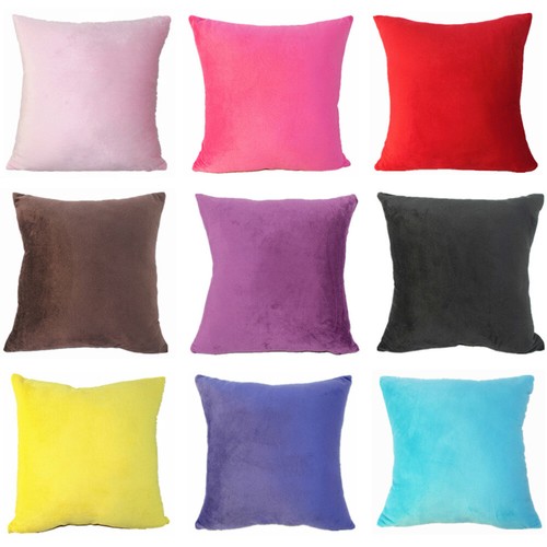 Soft velvet cushion cover - soft,
