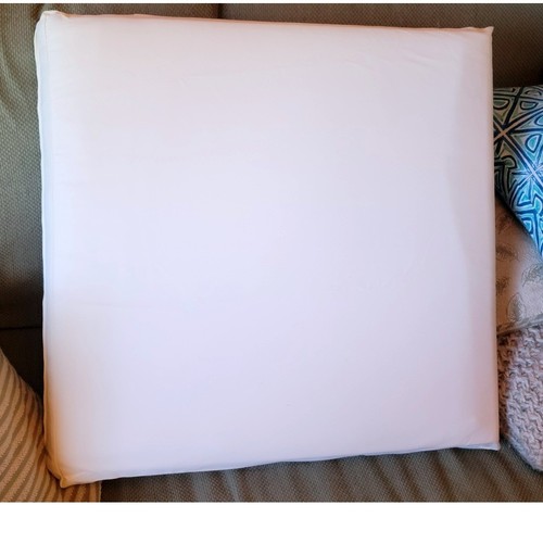New cream square cushion cover - cushion,