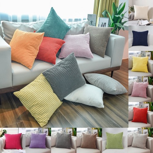 Soft corduroy solid cushion - corduroy,