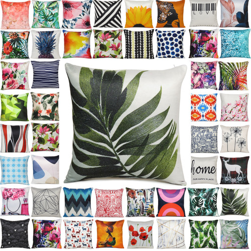 Printed cushion cover throw - printed,