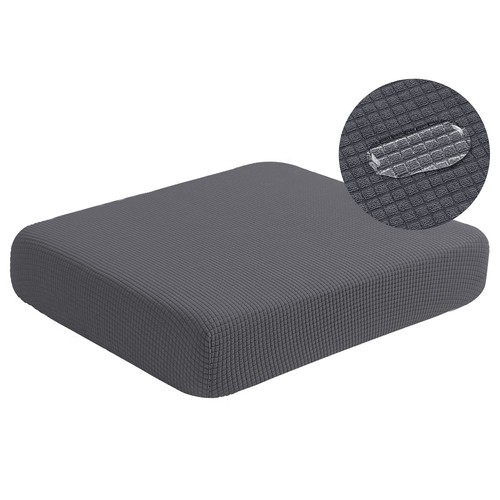 Grey stretchy cushion - grey, cover