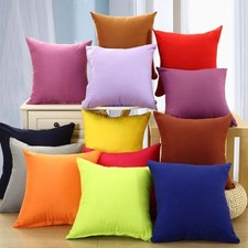 Colorful Plain Dyed Cushion