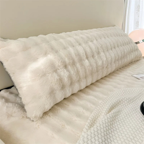 Solid color plush pillowcase - solid,