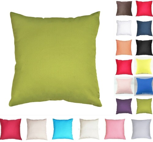 Plain solid colour cushion - plain,