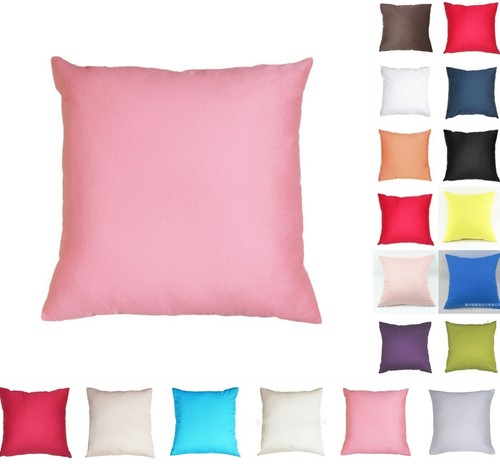 Plain solid colour cushion - colour,