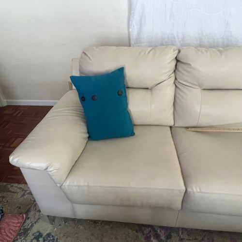 Faux button closure cushion - button,