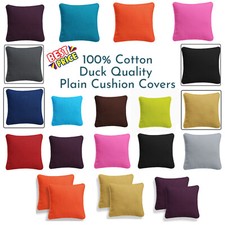 Plain Dyed Cushion Covers 100%