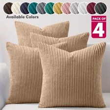 Pack of 4 Stripe Velvet